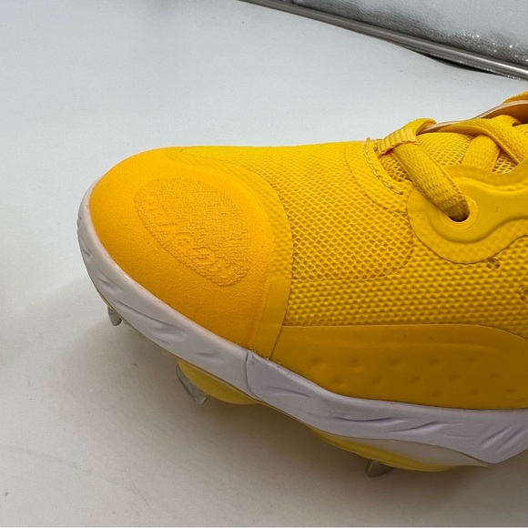 NWT Nike React Alpha Huarache 3 Baseball Softball Unisex Yellow Cleats Shoes - Picture 12 of 14